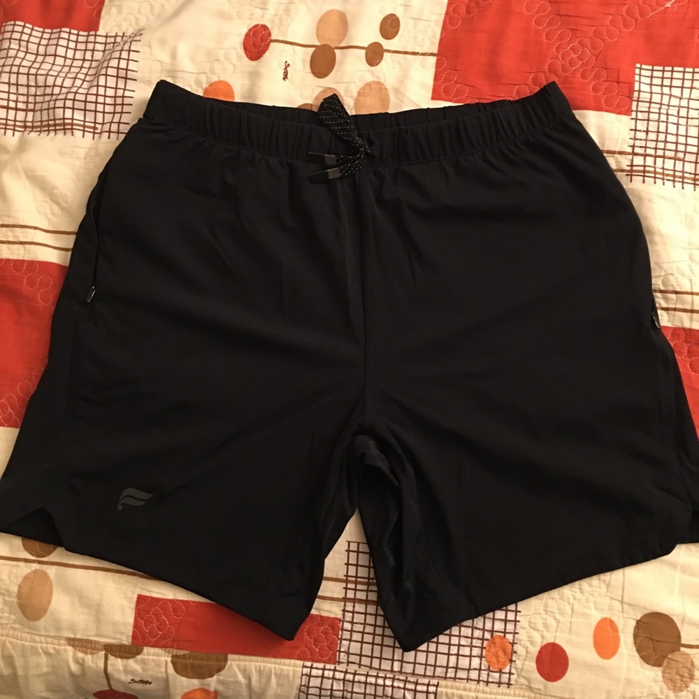Fabletic takeover short. Color: Black, Size: Medium, 7 inch Inseam